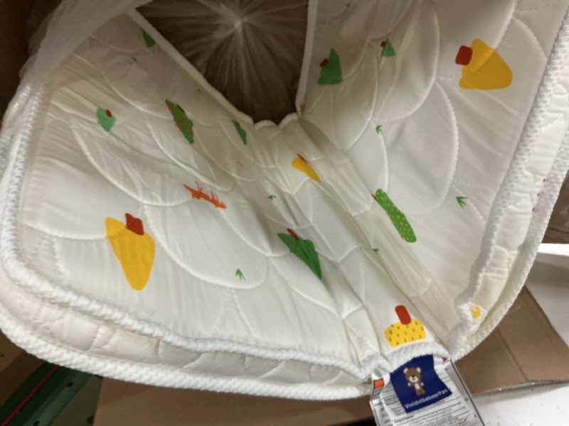 Condition photo showing New/Like New for baby bassinet mattress 33 x 20 inches- firm support and comfort premium foam,noiseless and odorless,hypoallergenic small crib mattress, fits moses basket, dual sided with soft breathable fabric bassinet-forest rectangle 33" x 20" x 1.5"