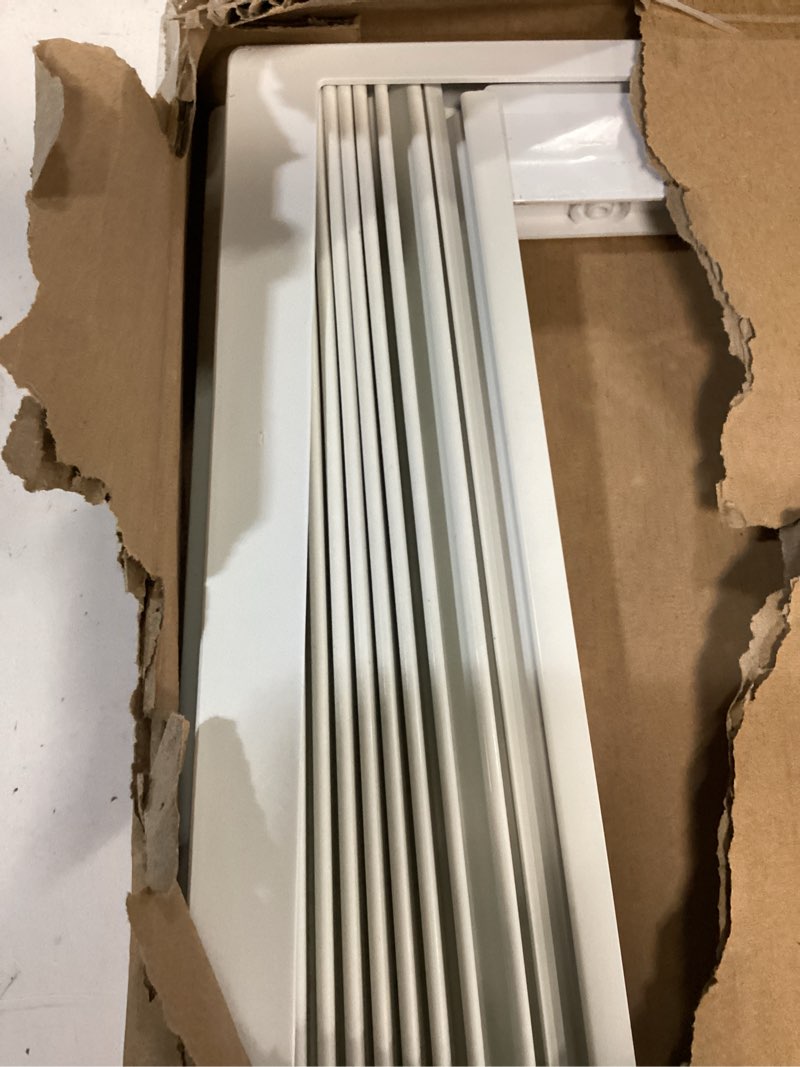 Condition photo showing Good Condition for window ac side panel with frame set,air conditioner accordion filler curtain replacement for window ac units,fits most 15,000 btu units,white,2 pack