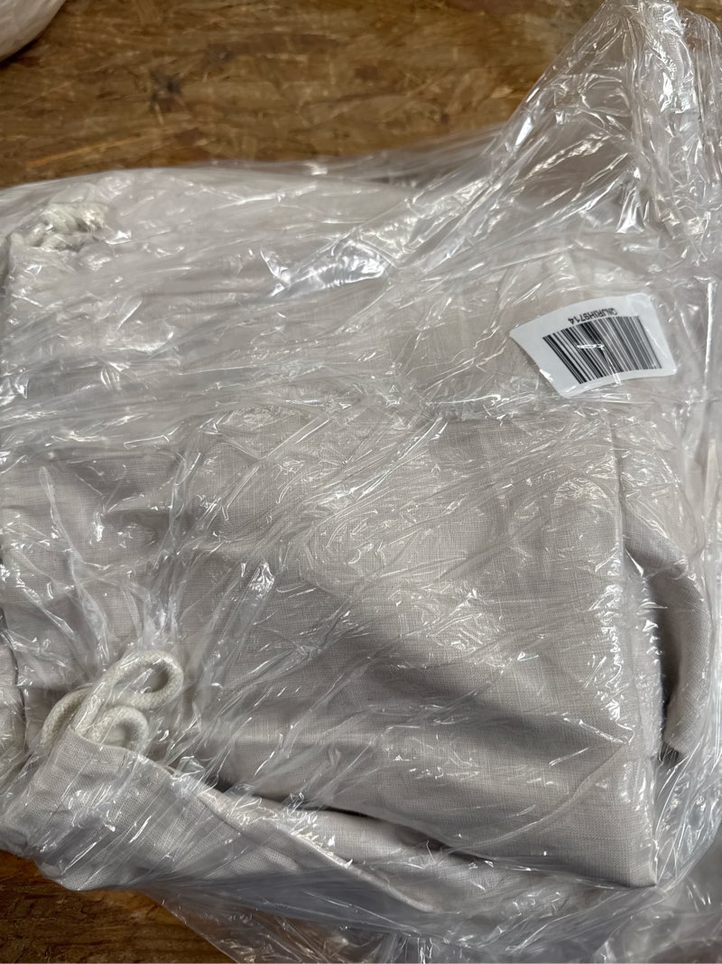 Condition photo showing Good Condition for european linen duvet cover, full/queen, sand