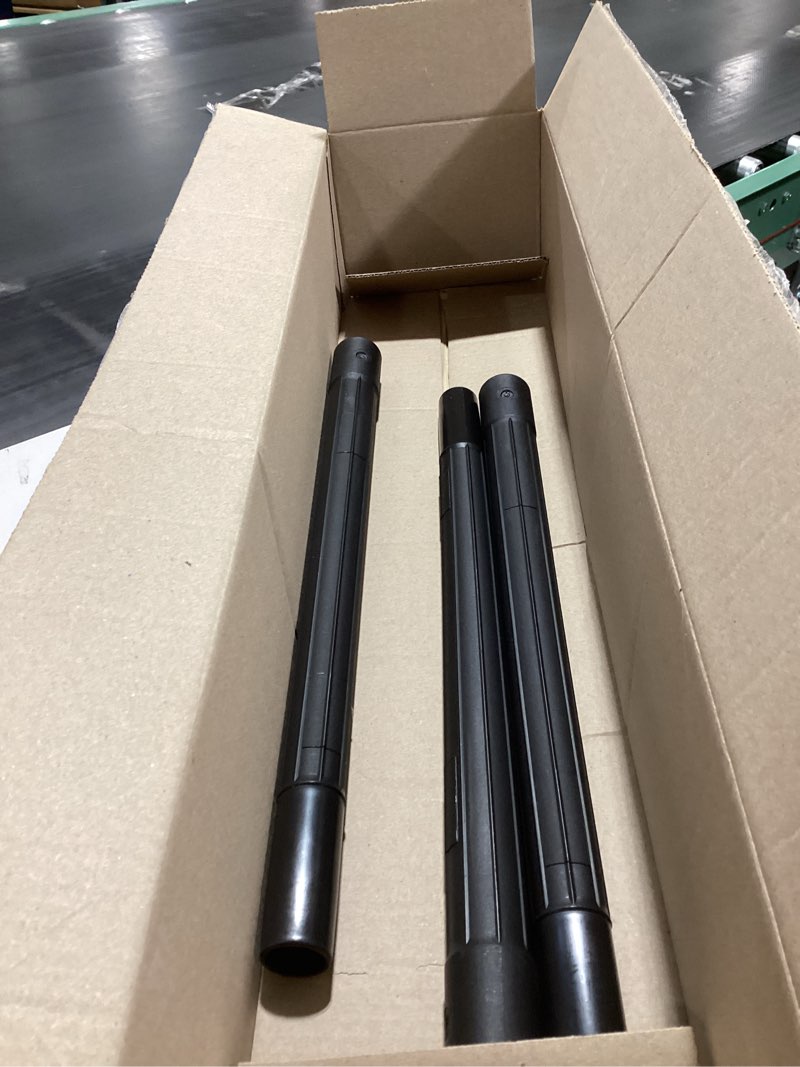 Condition photo showing Good Condition for 19-Inch Vacuum Extension Tube 3-Pack, Black Rigid Plastic, Fits 1 1/4 Vacuum Attachments, Durable Vacuum Wand, Perfect for Home and Shop Vac Attachments, Vacuum Attachments & Brushes by Wessel-Werk