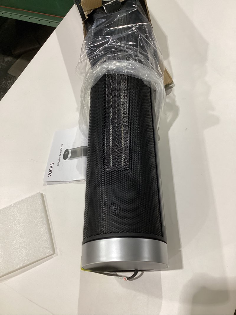 Condition photo showing New/Like New for Space Heater for Indoor Use with Remote - 70° Oscillating Tower Electric Heater, 24 Inchs, 12H Timer, 1500W Quiet PTC Ceramic Heating with Thermostat, Fast Safety Heat for Office, Home, Bedroom, NOT TESTED