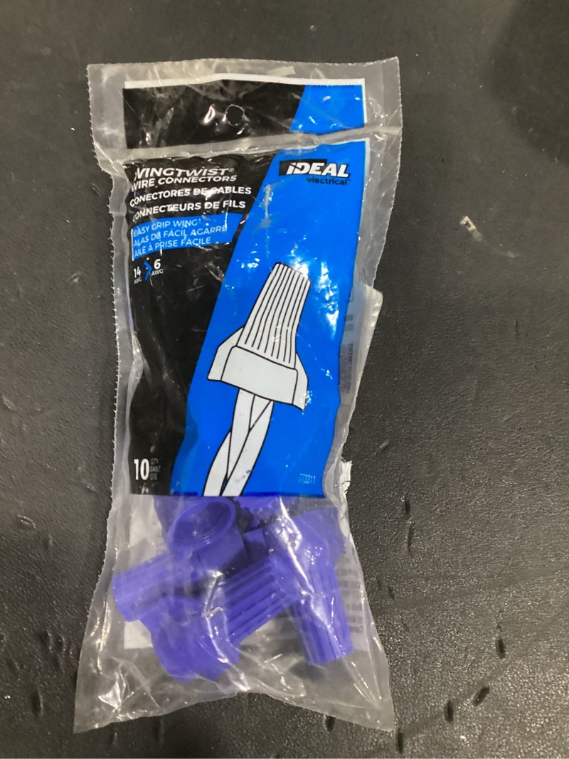 Condition photo showing New/Like New for ideal wire connectors blue (10-pack)