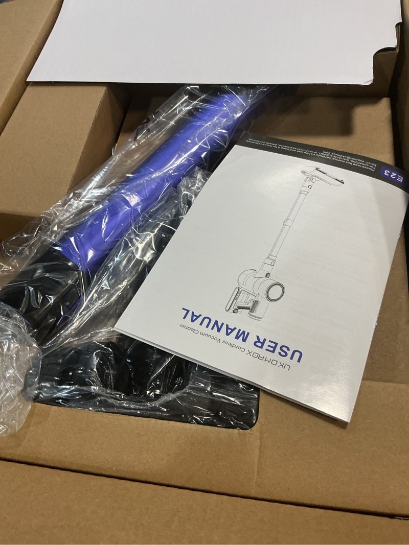 Condition photo showing Good Condition for ukdmrox cordless vacuum cleaner, 550w 50kpa 45mins vacuum cleaners for home, self-standing stick vac
