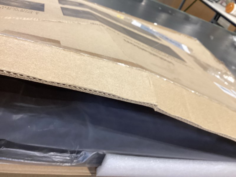 Condition photo showing Good Condition for art3d 12-pack drop ceiling tiles 2x4 ft, pvc decorative ceiling covering panels for basement kitchen bathroom, 24x48 inch, cover 96 sq. ft, smooth black smooth black 24x48 inch