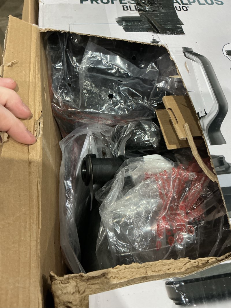 Condition photo showing As Is for ninja bn751 professional plus duo blender, 1400 peak watts, 3 auto-iq programs for smoothies, frozen drinks & nutrient extractions, 72-oz. total crushing pitcher & (2) 24 oz. to-go cups, black 72 oz. blender + 24 oz. cups