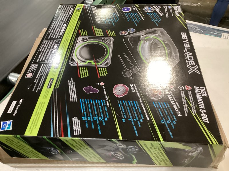 Condition photo showing New/Like New for Beyblade X Xtreme Battle Set with Beystadium Arena Featuring X-Celerator Rail, 2 Right-Spinning Top Toys, 2 Launchers, Toys for Boys and Girls, 8+
