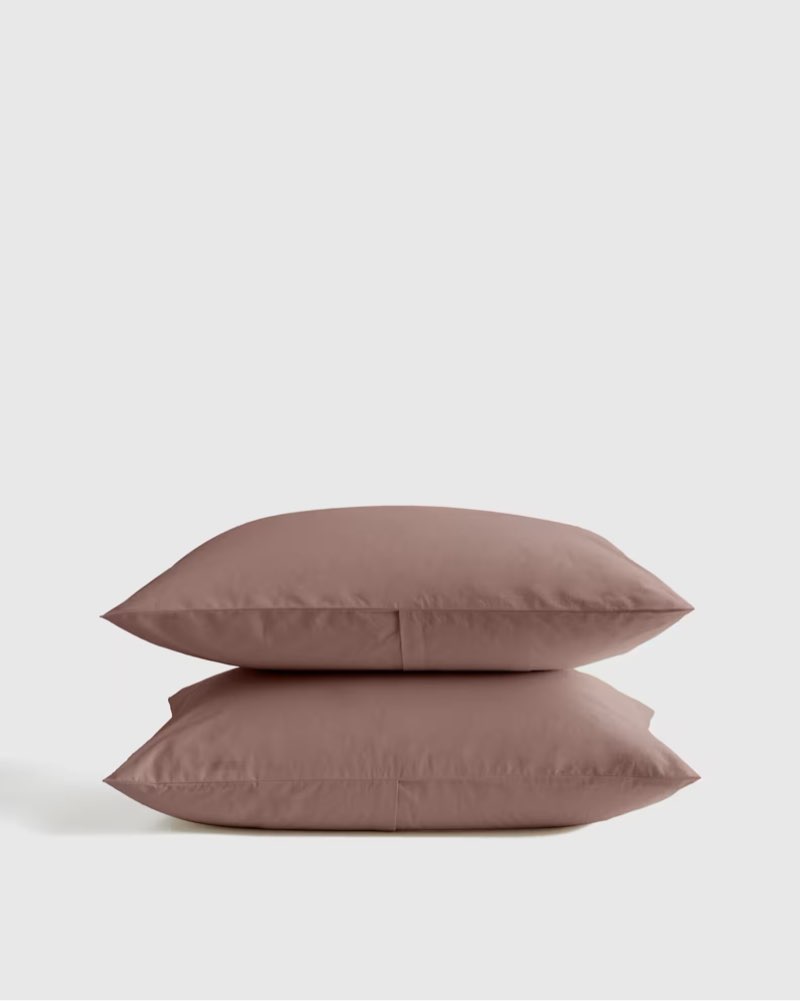 quince organic brushed cotton sham set of 2 pillow case fig