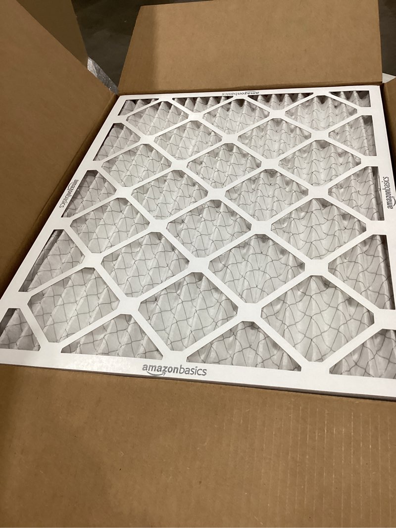 Condition photo showing Good Condition for amazon basics 14x20x1 air filter, merv 8 ac furnace filters, allergy control, electrostatic, removes dust pollen and lint, 6-pack (actual size: 13.75" x 19.75" x 0.75") 14x20x1 merv 8
