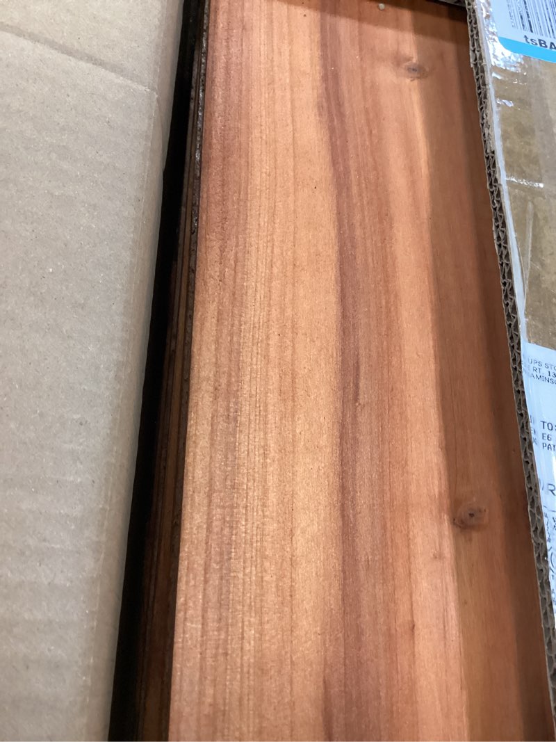 Condition photo showing Good Condition for pinkunn 4 pcs floating shelves for wall wooden live edge shelf wall-mounted natural solid wood bedroom kitchen storage living room nursery decor(4 pcs,23.62/15.75/7.8 inch) 4 23.62/15.75/7.8 inch