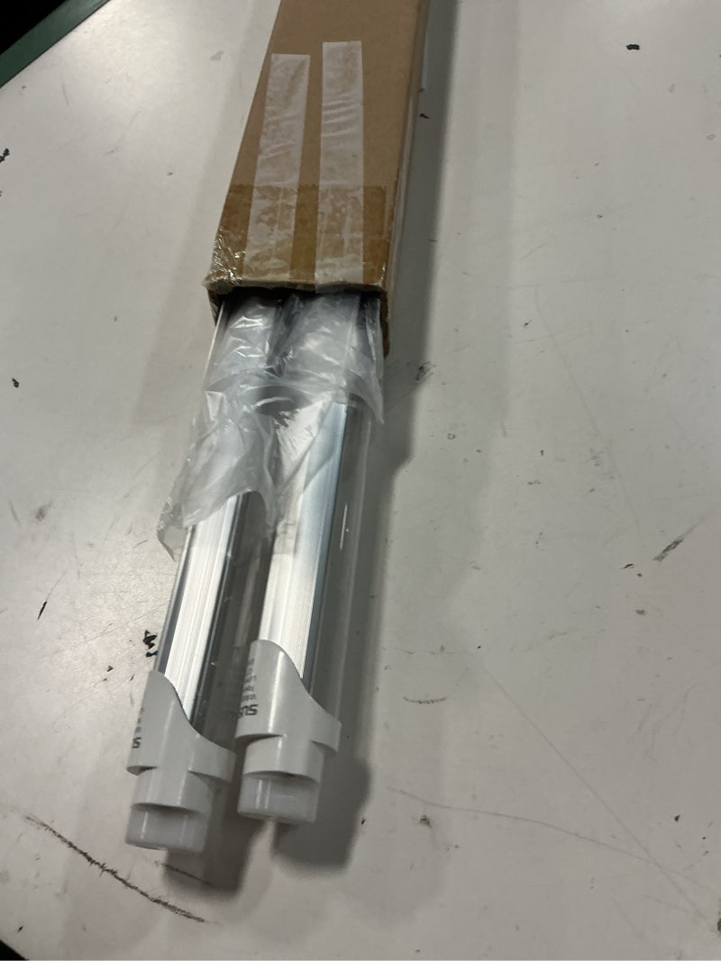 Condition photo showing Good Condition for fluorescent light bulbs replacement 4ft, t8 led bulbs 4 foot type a+b, 24w (65w equivalent) 3200lm, 4100k cool white, 48 inch tube, f32t8 or f40t12 led replacement, non-dimmable, 2-pack 4100k 2 pack