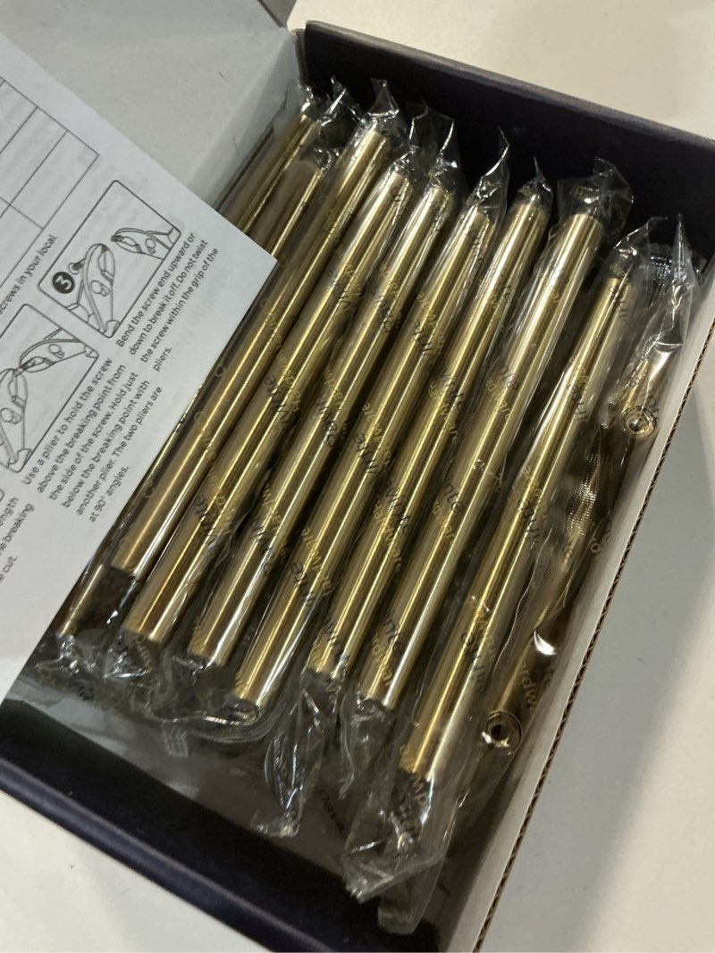 Condition photo showing New/Like New for Ravinte 20 Pack Kitchen Cabinet Handles Champagne Bronze 3-1/2 Inch Hole Center Stainless Steel Pulls for Dresser Drawer Cupboard Handles with Screwdriver, 6 Inch Length 20 3-1/2 Inch Hole Center