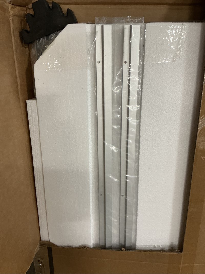 Condition photo showing Good Condition for keonjinn home gym mirror, 48" x 24" - 2pcs workout mirrors for home gym, frameless tempered glass, full body wall mirrors for fitness exercise, yoga room, dance studio, bedroom, garage 48"x24"-2 pcs