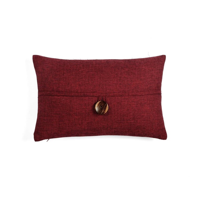  Martinez Rectangular Pillow Cover Color: Red 12x20