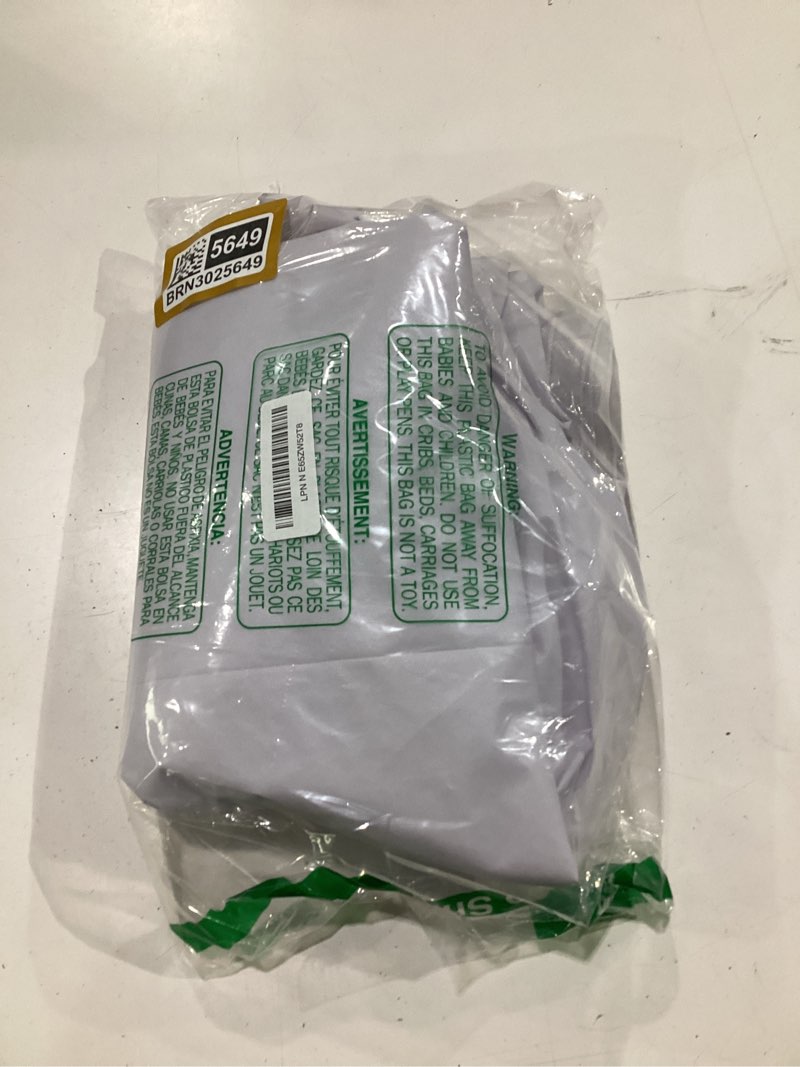 Condition photo showing As Is for homing rectangle vinyl tablecloth, waterproof spillproof plastic flannel backed table cloth, wipe clean table cover for dining, buffet parties and camping (white, 60" x 84")