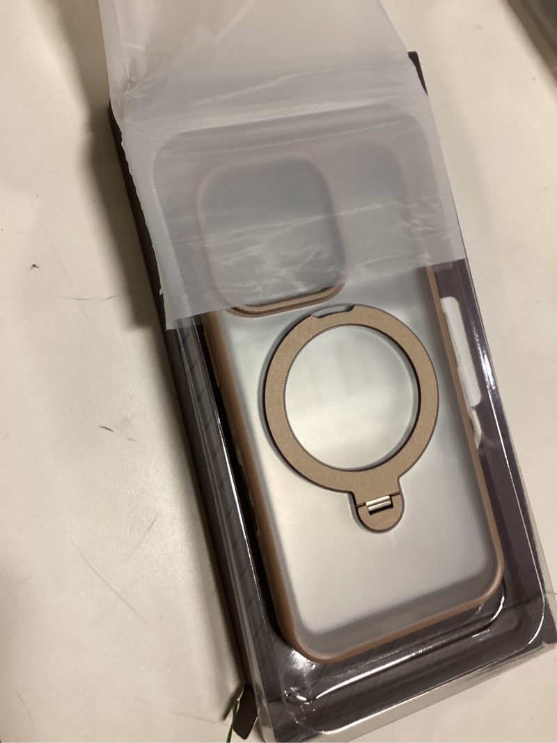 Condition photo showing Good Condition for for iPhone 16 Pro Case: with 360° Spin Magnetic Stand, Camera Control Button, Fit for MagSafe, Military Drop Protection Slim Protective Phone Cover for 16Pro with Ring Kickstand, 6.3", Desert iPhone 16 Pro (6.3") Desert