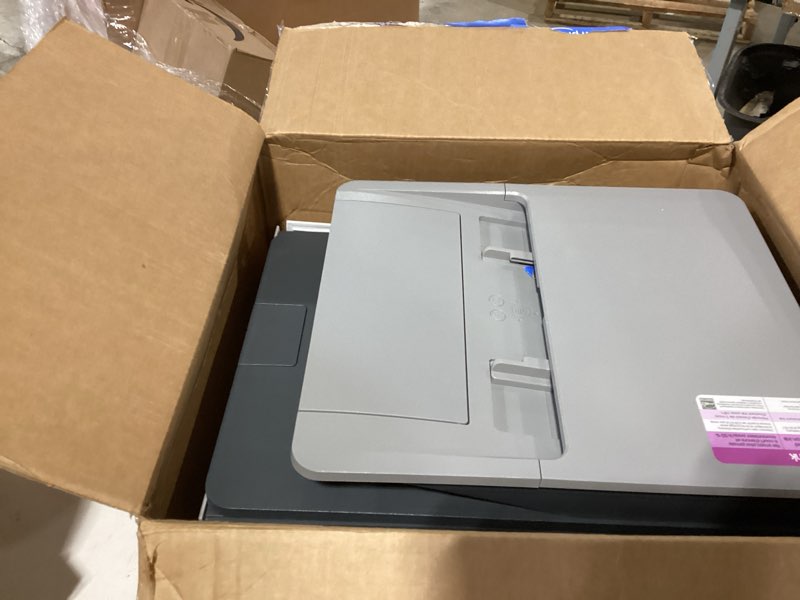 Condition photo showing As Is for hp officejet pro 9125e wireless all-in-one color inkjet printer, print, scan, copy, fax, adf, duplex printing best-for-office, 3 month instant ink trial included, ai-enabled (403x0a)