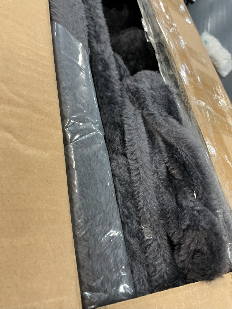Condition photo showing As Is for sweetcrispy 54 inch cat tree tower, multi-level tower with cat scratching post, indoor cat condo with climbing ladder, plush toy, play house for cat, dark grey grey 54*20*20in