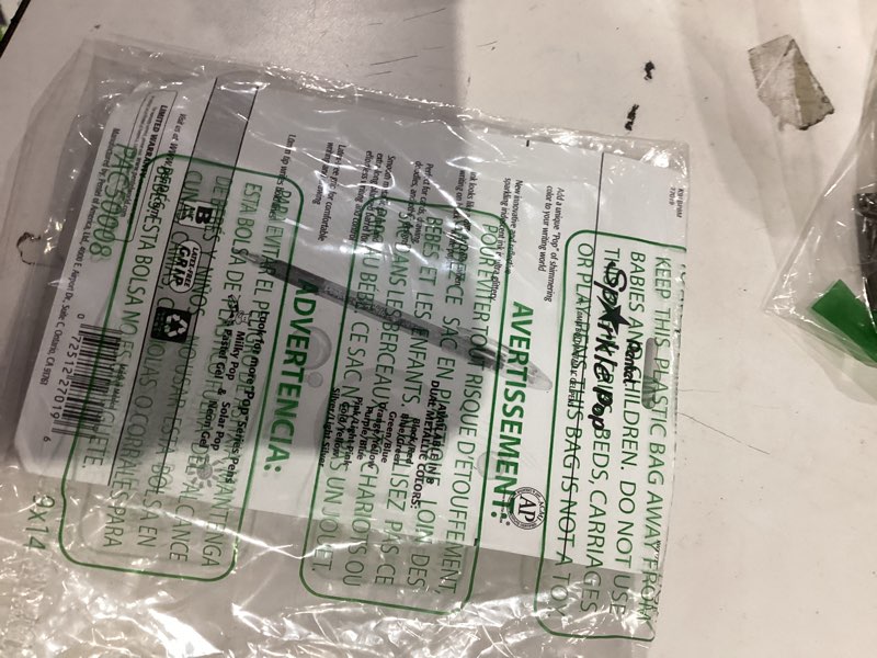 Condition photo showing As Is for Pentel Sparkle Pop Metallic Gel Pen, (1.0mm) Bold Line, Assorted Colors, Pack of 8 (K91BP8M)