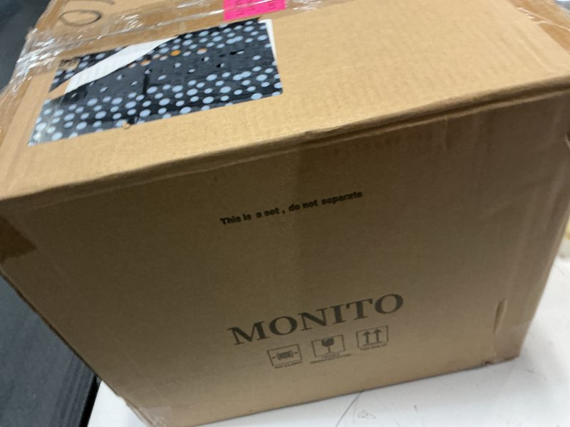 Condition photo showing New/Like New for monito ceramic dinnerware 16 pieces dinner set,plates pasta bowls cereal bowls reactive change glaze dish sets, modern stoneware dishes,gift, creamy white