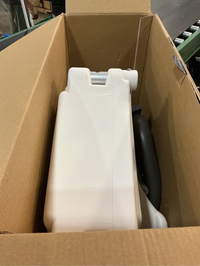 Condition photo showing Good Condition for drive medical 2-in-1 raised toilet seat with removable padded arms - elevated bathroom safety support - secure locking attachment - easy height assistance - durable plastic construction standard