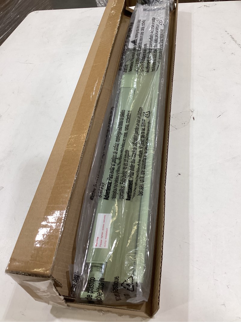 Condition photo showing New/Like New for lazblinds cordless cellular shades, no tools no drill blackout honeycomb shades pleated blinds for windows, 29\" w x 64\" h, green blackout-green 29'' w × 64'' h