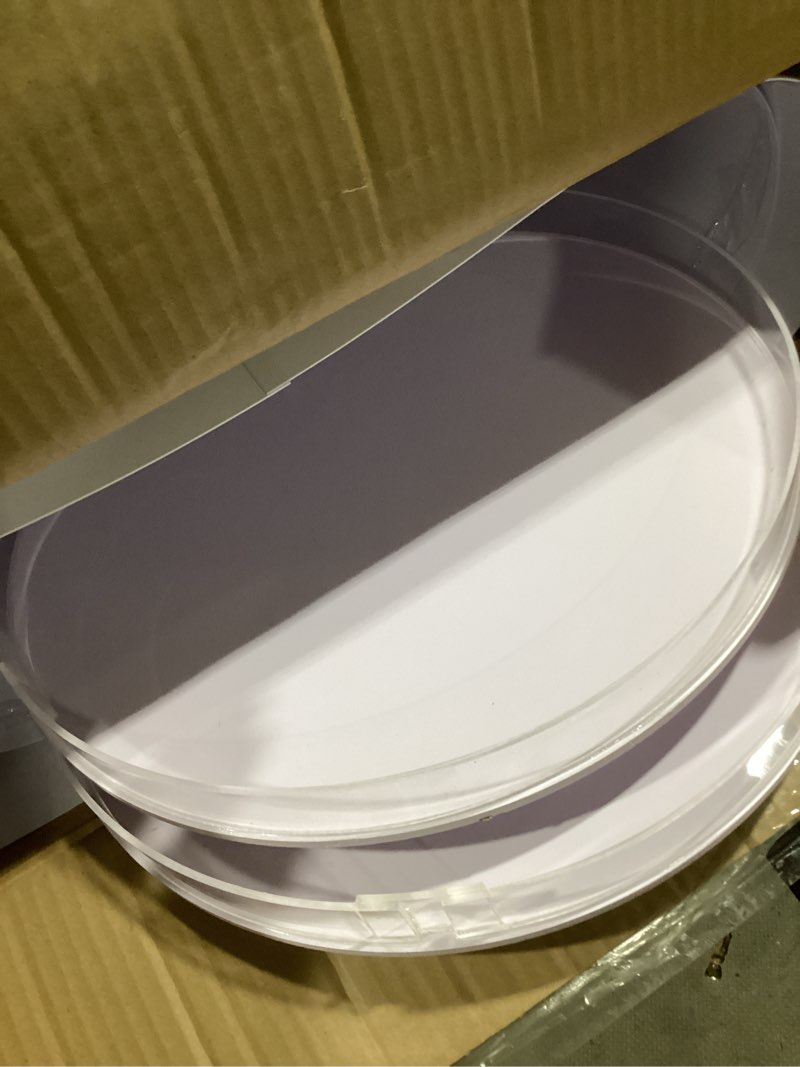 Condition photo showing Good Condition for [Upgrade Thickened] Cylinder Pedestal Stands for Party 3PCS, Large White Cake Pedestal Stand with Weighted Water Bag, Round Cylinder Tables for Wedding , Birthday, Party Art Decor, Floral Arrangements (White)