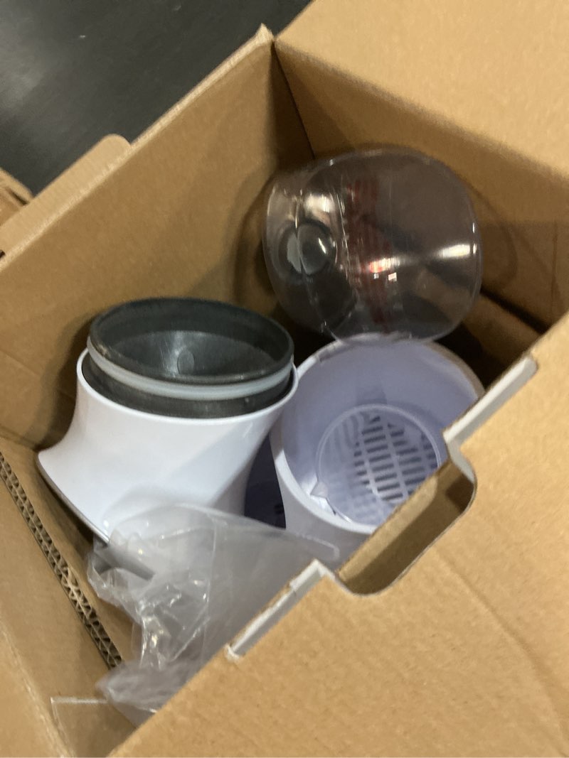 Condition photo showing As Is for nanosteamer large 3-in-1 nano ionic facial steamer with precise temp control - humidifier - unclogs pores - blackheads - spa quality - bonus 5 piece stainless steel skin kit (silver)