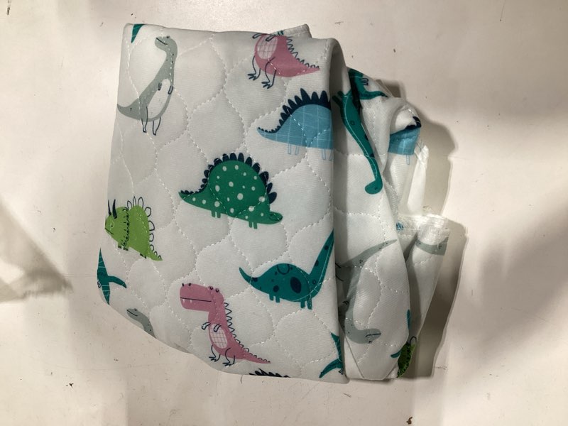 Condition photo showing Good Condition for hygge sheets® potty training pee pads for kids, toddlers - 100% waterproof, non slip bed wetting pad for twin beds - washable, reusable mattress & sheet protector - dinosaur twin dinosaur 1 pack