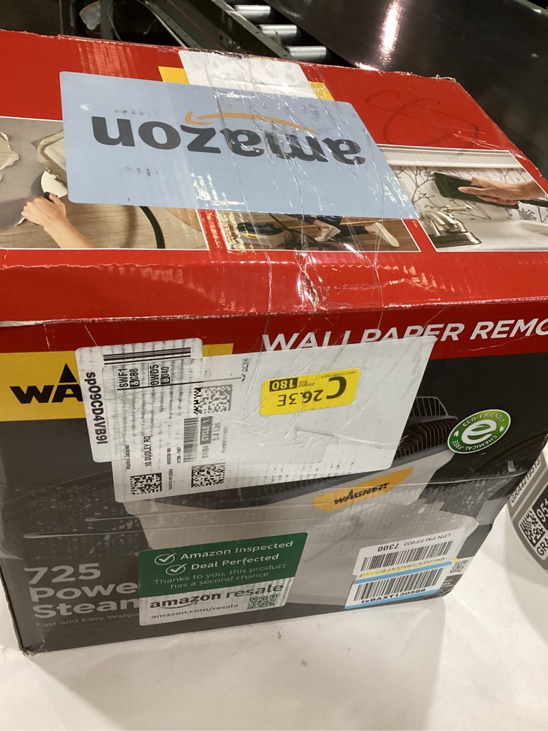 Condition photo showing Good Condition for Wagner Spraytech 2439019 725 Wallpaper Steamer, Steam Cleaner for Easy Wallpaper Removal, 2 Steam Plates Included