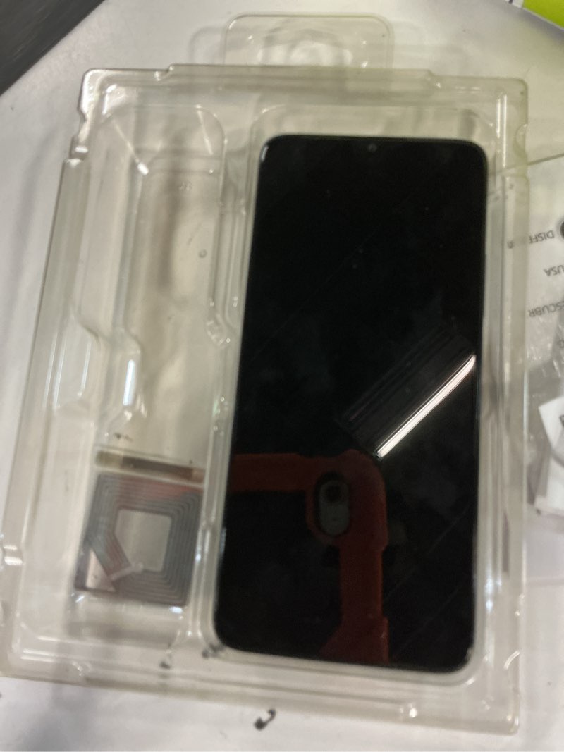 Condition photo showing As Is for straight talk tcl k33, 5g, 64gb, gray - prepaid smartphone [locked to straight talk].   *** working condition verified. no network or connectivity tests were performed. bidder be advised ***