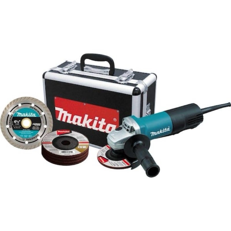 Questions and Answers for Makita 7.5 Amp Corded 4-1/2 in. Paddle Switch Grinder with Aluminum Case, Diamond Blade and Grinding Wheels