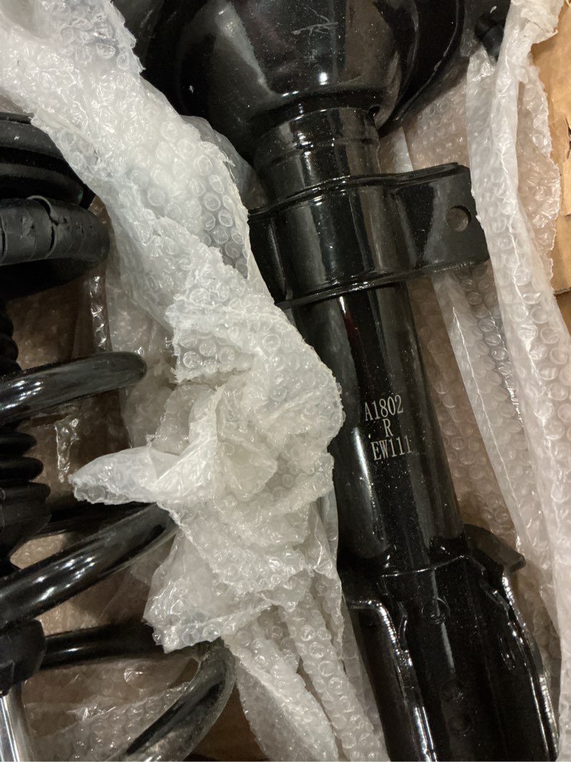Condition photo showing As Is for rear struts assembly fit for toyota camry 3.0l v6 1992-2001, for avalon 1997-2003, for lexus es300 1992-2001, for solara 3.0l 1999-2003, shock absorber w/coil spring replace for 271681 271680 a1802 ewi11