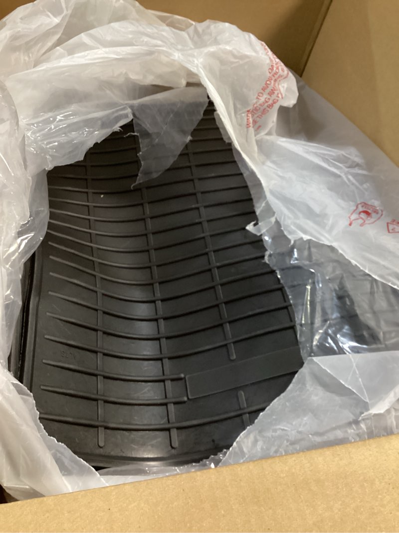 Condition photo showing Good Condition for Car Rubber Floor Mat Custom Fit for Toyota Corolla Sedan 2020 2021 2022 2023 2024 2025 Automatic Transmission Full Black Auto Liner Mats All Weather Heavy Duty Odorless No im Hatchback Model 2020-2025 Version Full Black