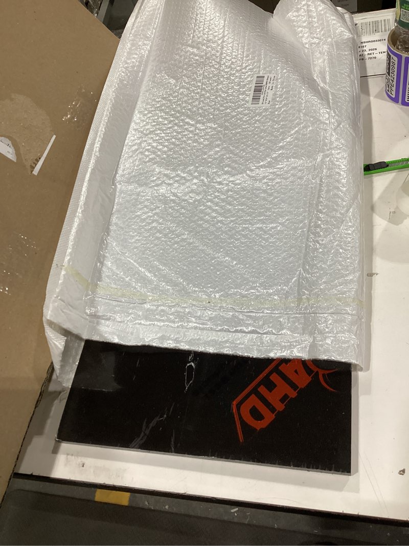 Condition photo showing New/Like New for high-density polyethylene (hdpe) plastic sheet 1/2" thick 12" x 24"- black hdpe sheet,for machining, home improvements, diy projects, engineering,high-density polyethylene plastic block (pack of 1) 12"x24"x1/2" black 1