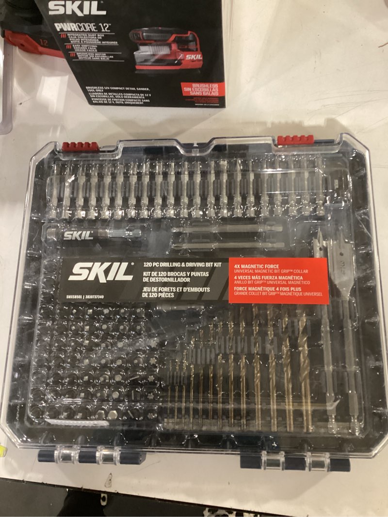 Condition photo showing Good Condition for SKIL 120pc Drilling and Screw Driving Bit Set with Bit Grip - SMXS8501