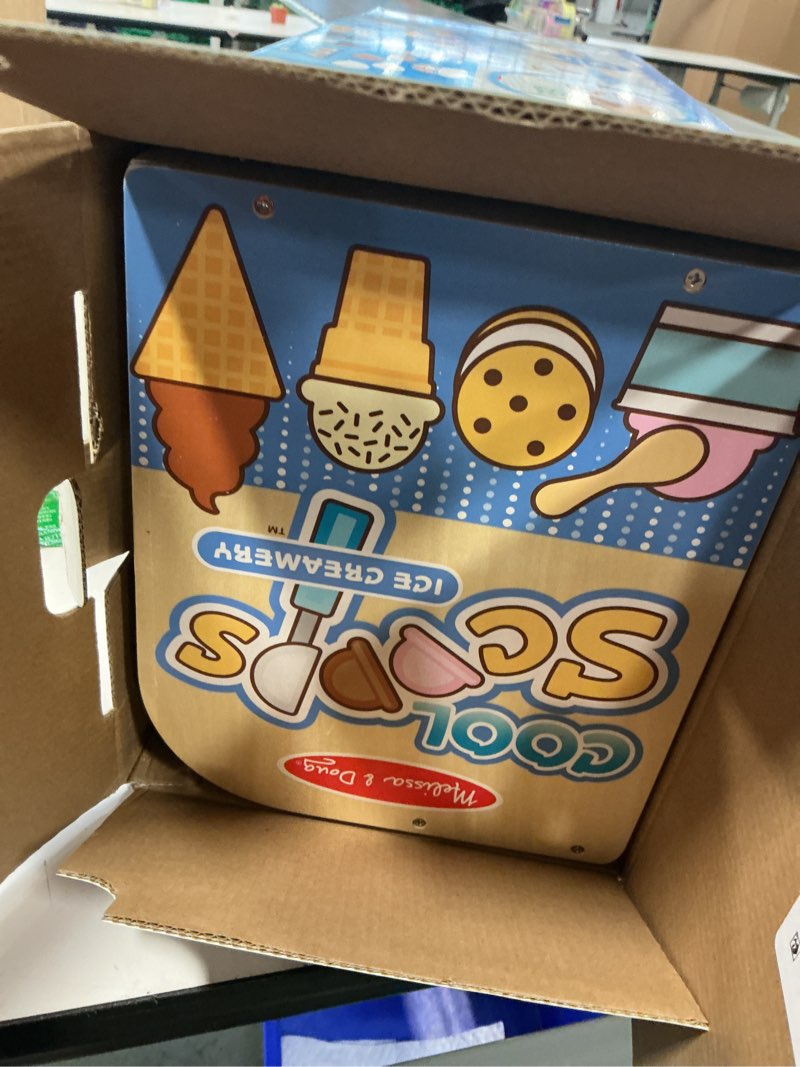 Condition photo showing Good Condition for Melissa & Doug Wooden Cool Scoops Ice Creamery Play Food Toy