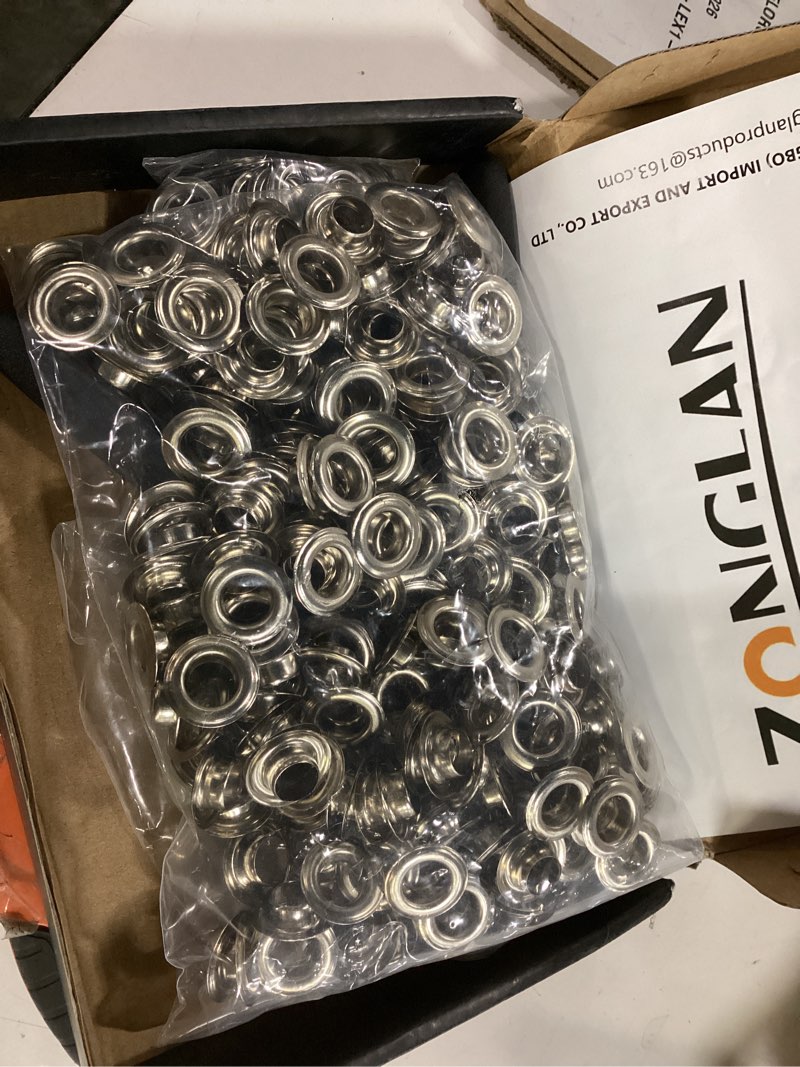 Condition photo showing Good Condition for Heavy Duty Grommet Tool Kit with 1/2 Inch Die and 300 Sets of 12MM Grommets,Handheld Manual Eyelet Tool Rivet Press Punch Pliers for Leather Canvas Fabric 1-Die Set: 1/2"