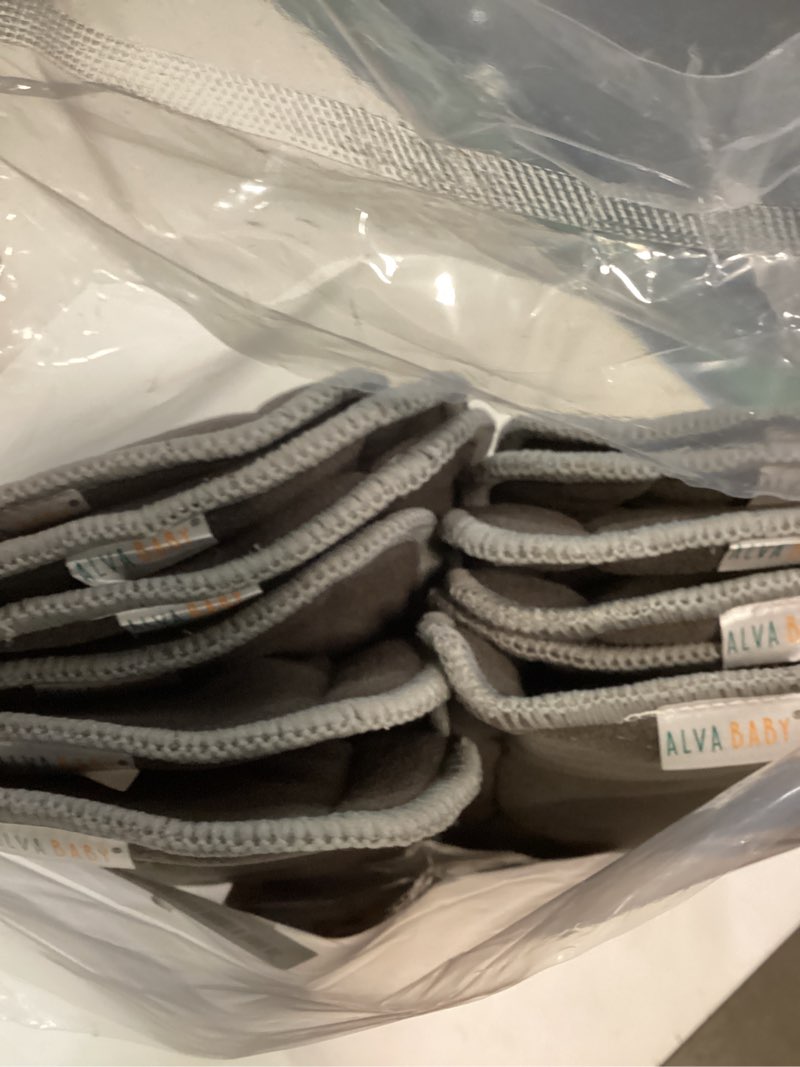 Condition photo showing Good Condition for alvababy reusable 5 layers 12 pack inserts with gussets for baby cloth diaper and cloth diapers covers 12fln