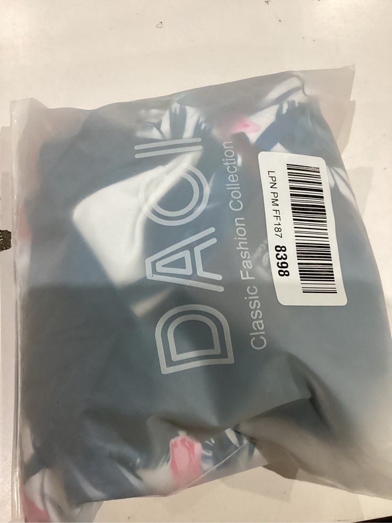 Condition photo showing New/Like New for daci teal flower tankini swimsuits for women - 2025 tummy control two piece bathing suit with sporty