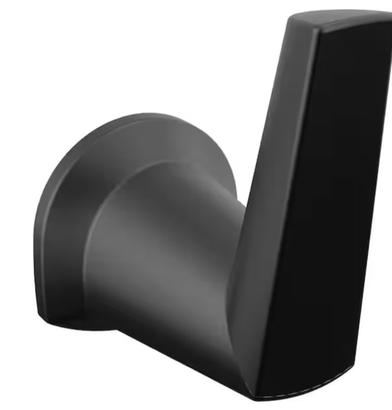  Delta Delta Galeon Single Towel Hook Bath Hardware Accessory in Matte Black