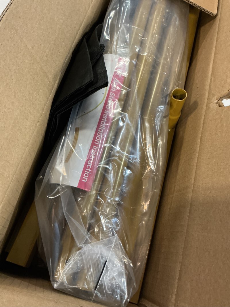 Condition photo showing New/Like New for Metal Arch Backdrop Stand Set of 3(6 ft, 5 ft, 4 ft) Party Arch Stands for Valentines Day, Wedding, Birthday, Baby Shower, Bridal Shower,Balloon Arched Frame for Garden Decor, Gold Floral Arches Gold 4,5,6 Ft
