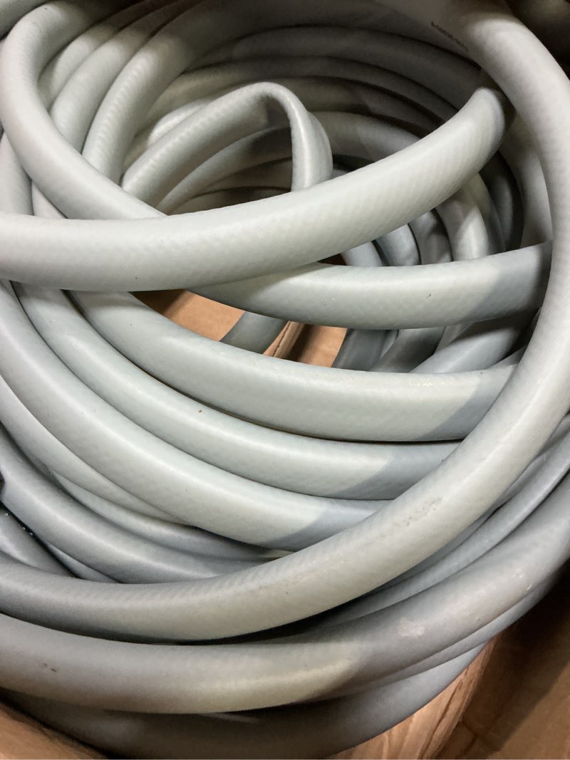 Condition photo showing As Is for flexpro™ hybrid air hose (3/8" x 50 ft) | dual 1/4" m-npt fittings (storm gray)