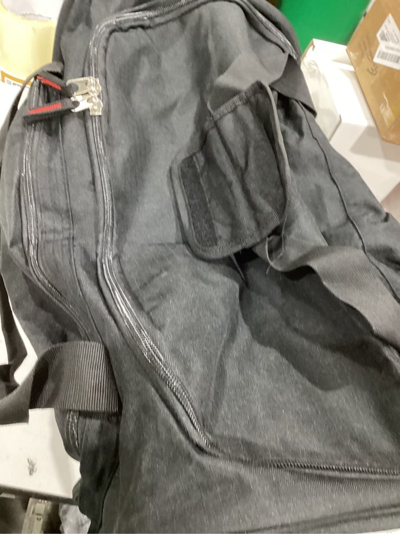 Condition photo showing Good Condition for uarition gym bag for men - 50l black durable large duffle bag for travel, workout, fitness & sport