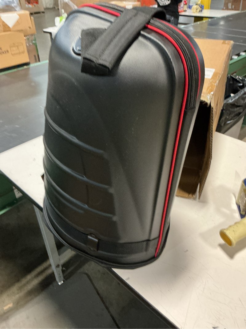 Condition photo showing Good Condition for golf travel bags for airlines with wheels, hard case top and 1680d heavy duty oxford protect golf clubs, lightweight and easy to maneuver ravenfire