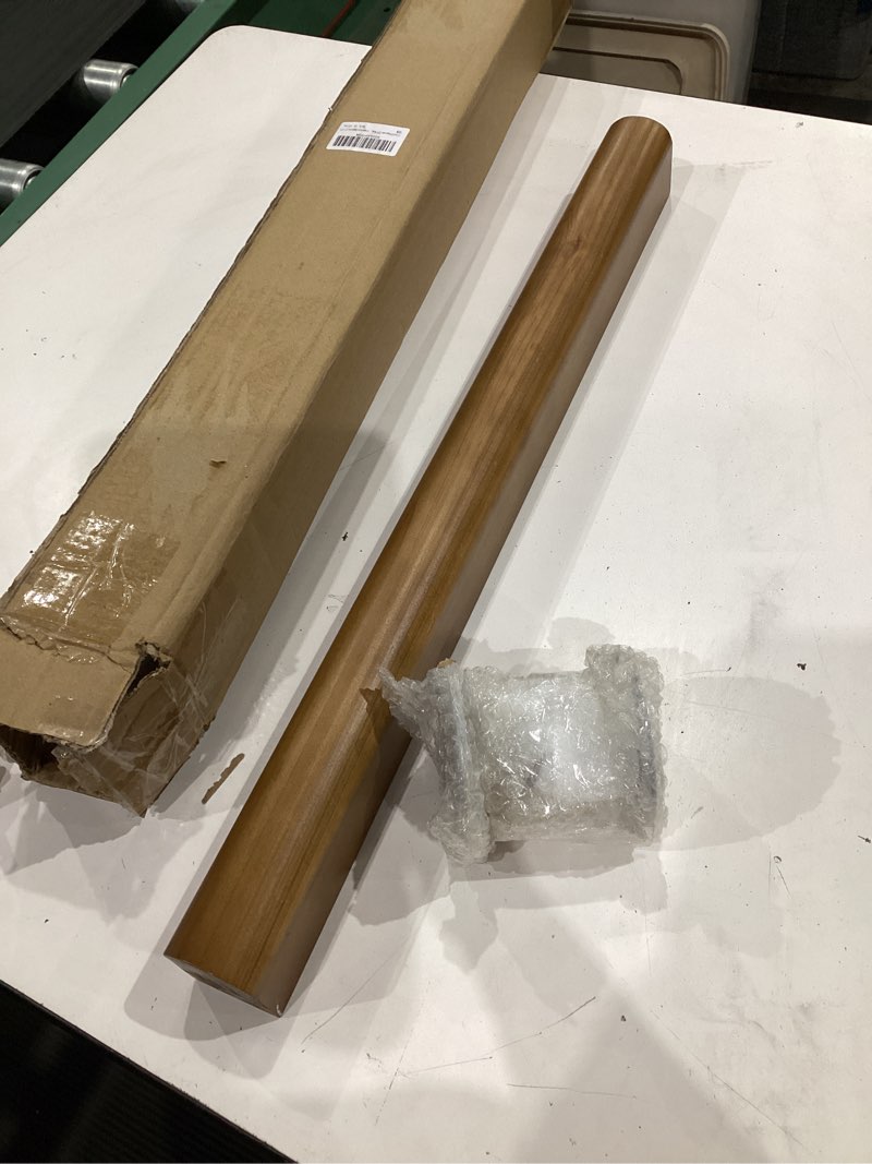 Condition photo showing Good Condition for 2ft wooden stair handrail,staircase indoor outdoor handrail,wall mounted barrier free stair handrail for corridor,attic,deck,kindergarten guardrail -2ft burlywood 2ft