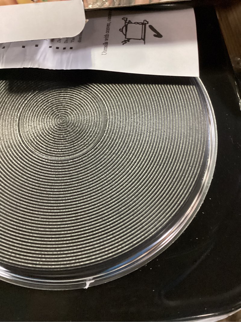 Condition photo showing Good Condition for electric hot plate, 1000w countertop burner,cast iron single burner ,portable electric stove , portable single burner for cooking,easy to clean, black