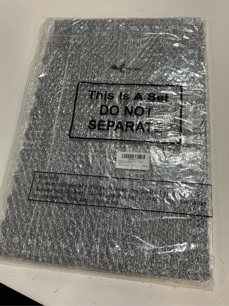 Condition photo showing New/Like New for teenyyou 18" x 24" self healing folding cutting mat with grid for quilting, sewing, craft hobby board sewing cutting mat for quilting, leather, fabric, crafting, scrapbooking, art, clay dark gray 18" x 24"