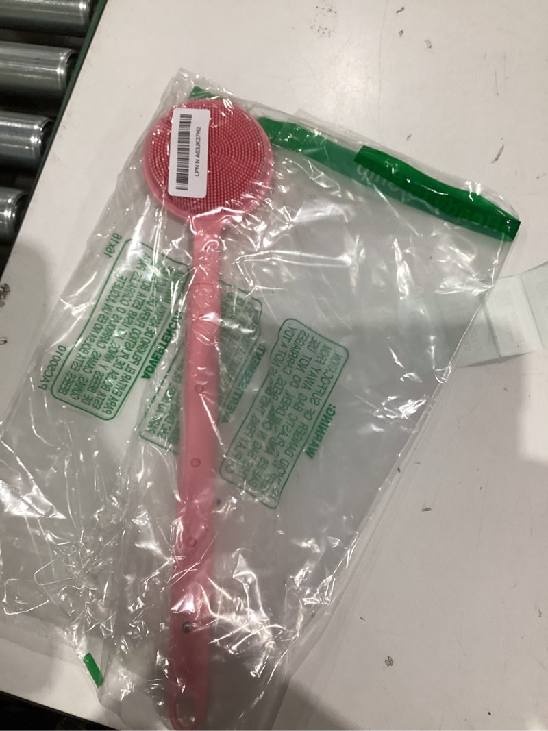 Condition photo showing Good Condition for Back Scrubber for Shower, (16-24 Inch) Extendable Bath Brush Long Handle for Shower, Silicone Body Scrubber with Handle, Back Brush for Shower Men and Women,Easy to Clean (Pink)