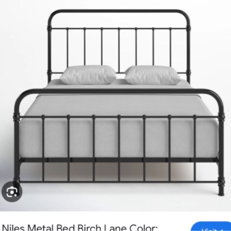 Niles metal bed king 