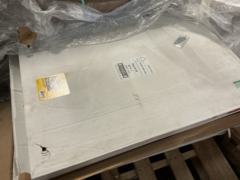 Condition photo showing New/Like New for 20 in. x 30 in. steel return air filter grille in white